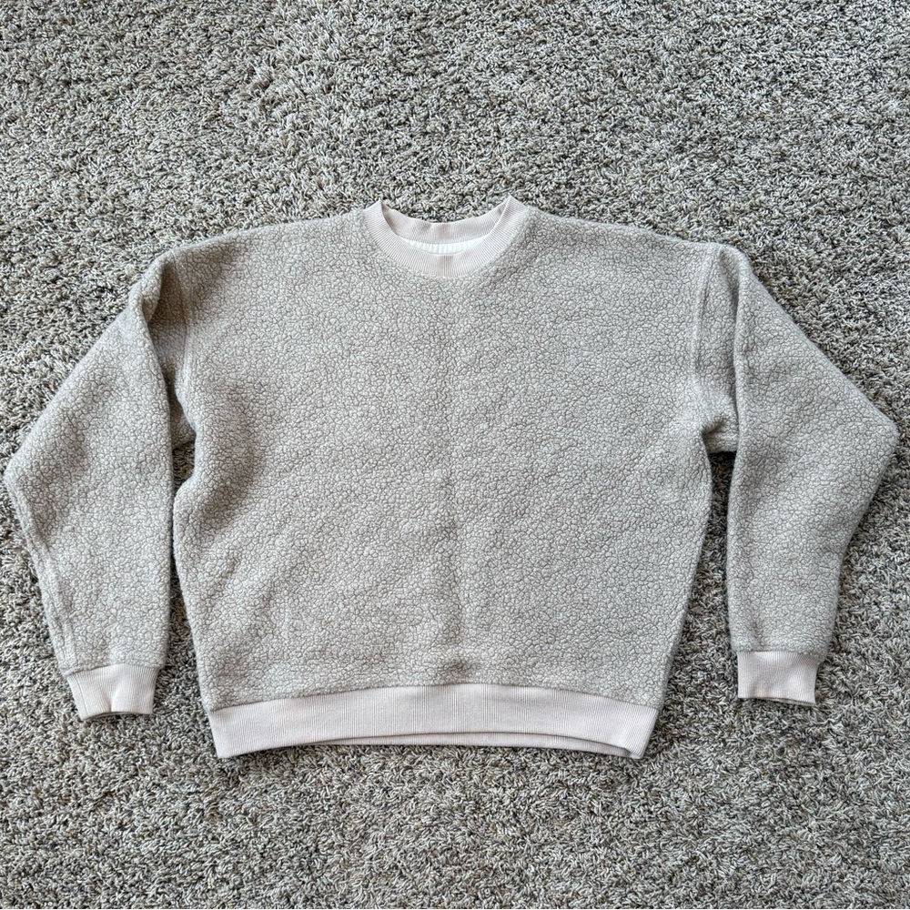 Outdoor Voices Megafleece Sweatshirt in Oatmeal